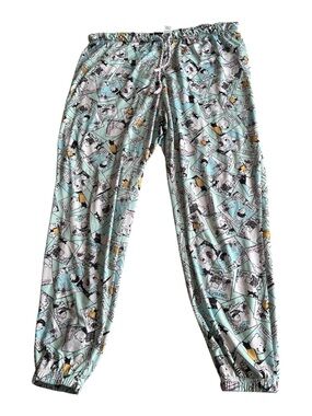 Disney Winnie the Pooh Comic Strip Jogger Pajama Pants Large 12/14